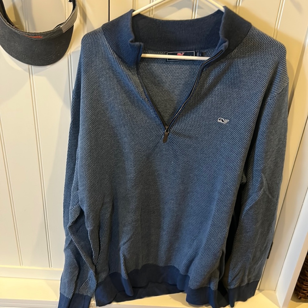 Vineyard Vines 1/4 Zip Sweater Size Large